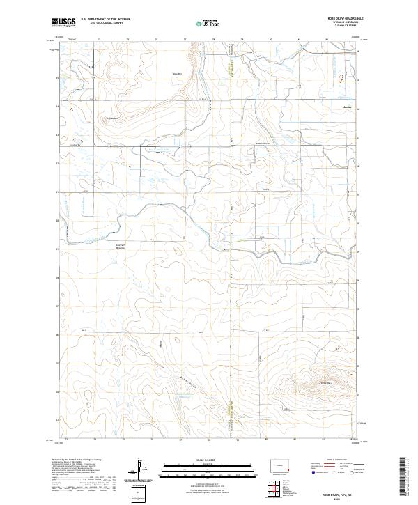 USGS Topographic Map – Robb Draw
