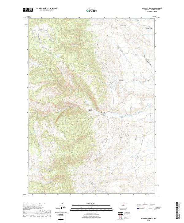 USGS Topographic Map – Robinson Canyon