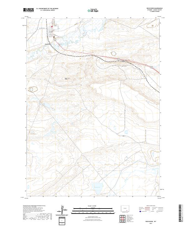 USGS Topographic Map – Rock River