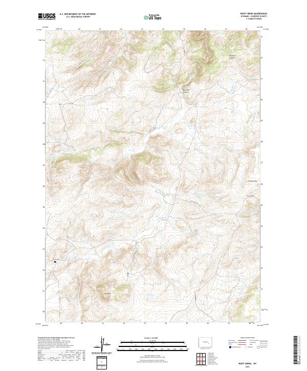 USGS Topographic Map – Root Creek