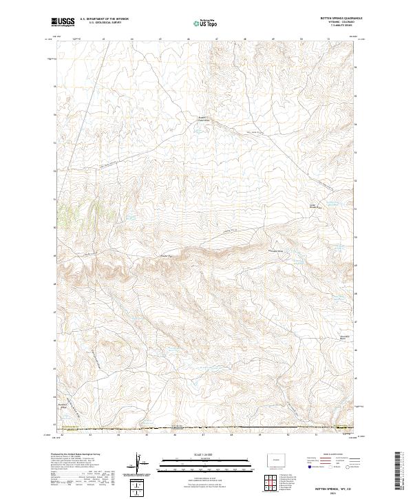 USGS Topographic Map – Rotten Springs