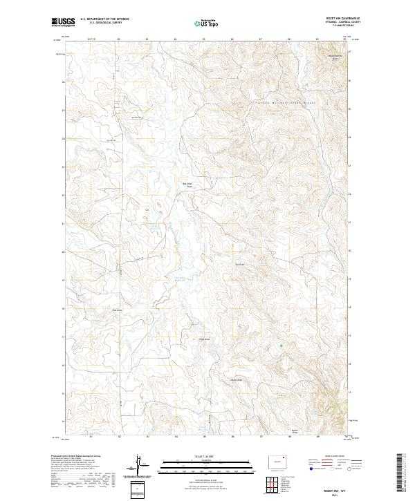USGS Topographic Map – Rozet NW