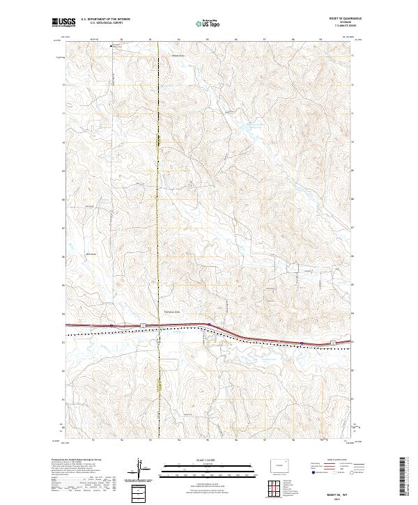 USGS Topographic Map – Rozet SE