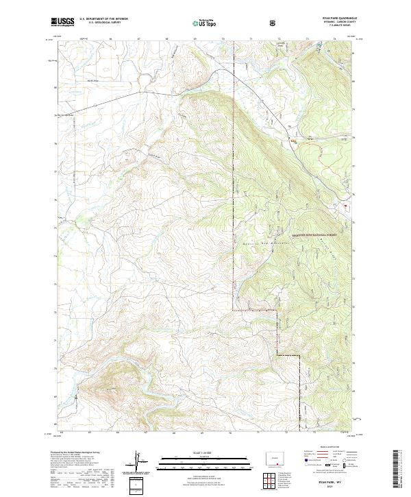 USGS Topographic Map – Ryan Park