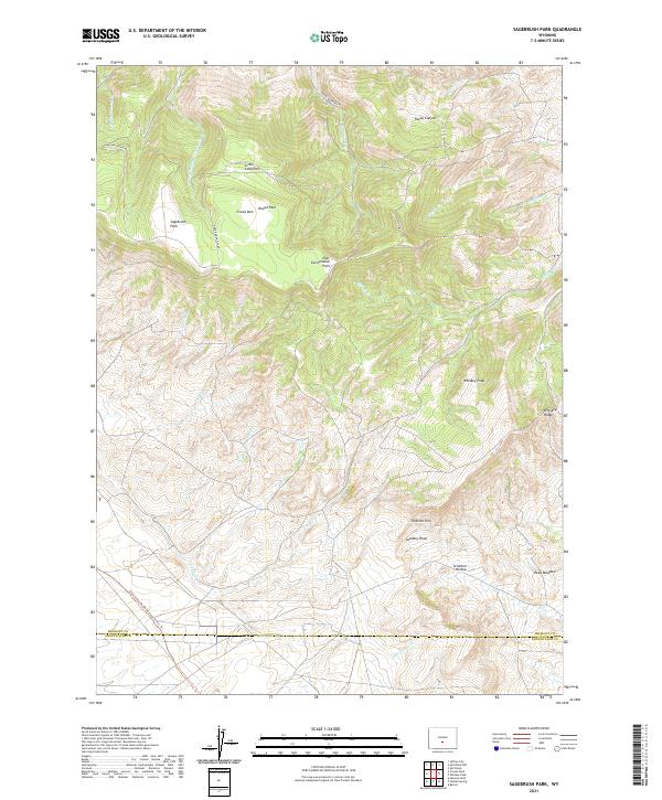 USGS Topographic Map – Sagebrush Park