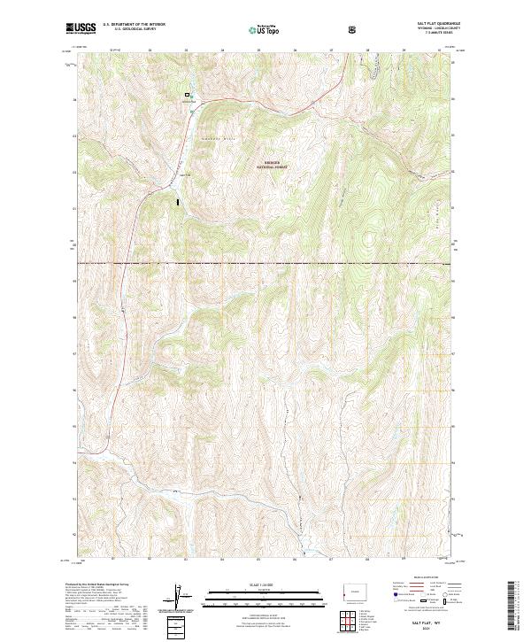 USGS Topographic Map – Salt Flat