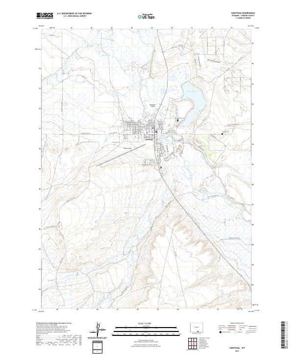 USGS Topographic Map – Saratoga