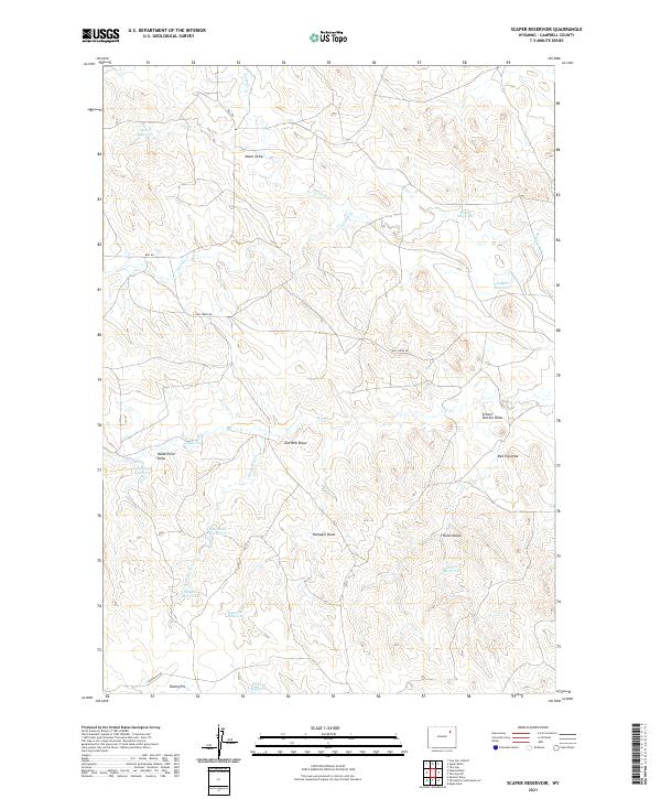 USGS Topographic Map – Scaper Reservoir