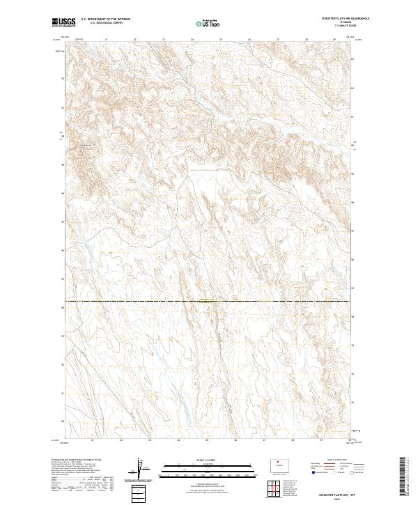 USGS Topographic Map – Schuster Flats NW