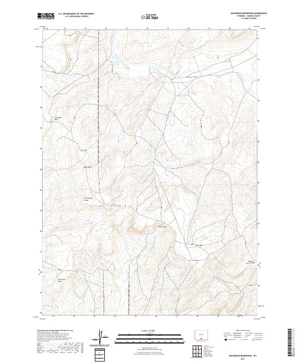 USGS Topographic Map – Seaverson Reservoir