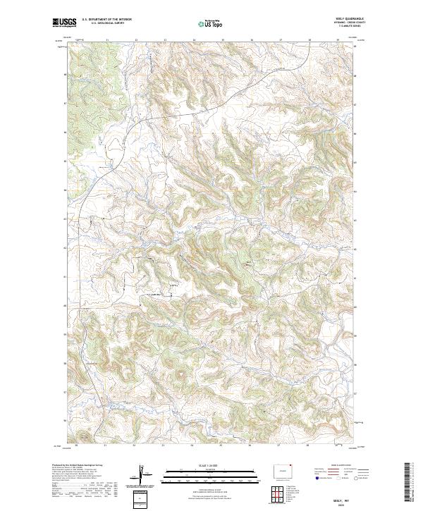 USGS Topographic Map – Seely