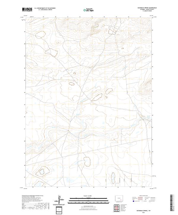 USGS Topographic Map – Sevenmile Spring