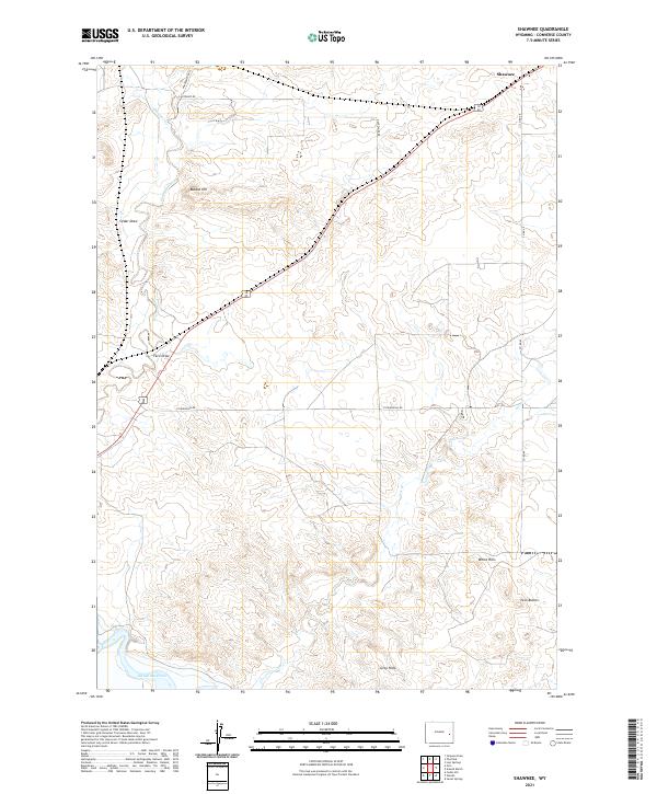 USGS Topographic Map – Shawnee