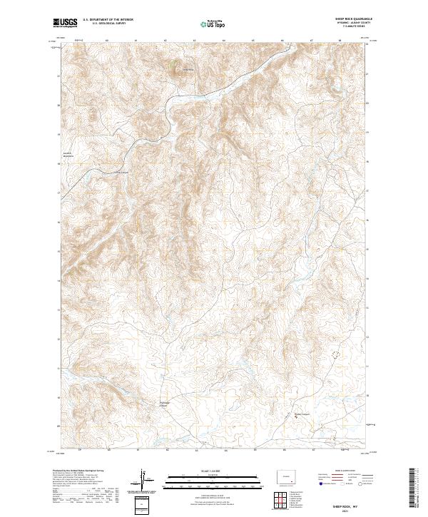 USGS Topographic Map – Sheep Rock