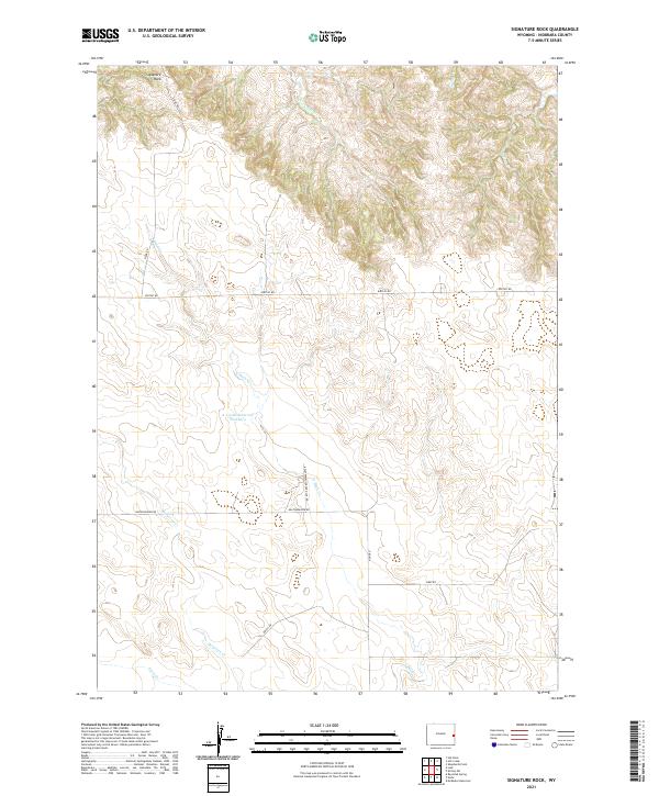 USGS Topographic Map – Signature Rock