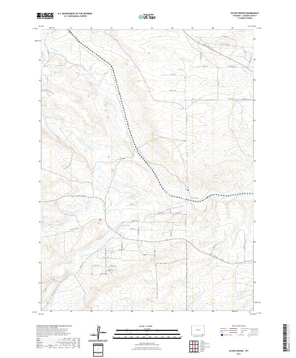 USGS Topographic Map – Silver Crown