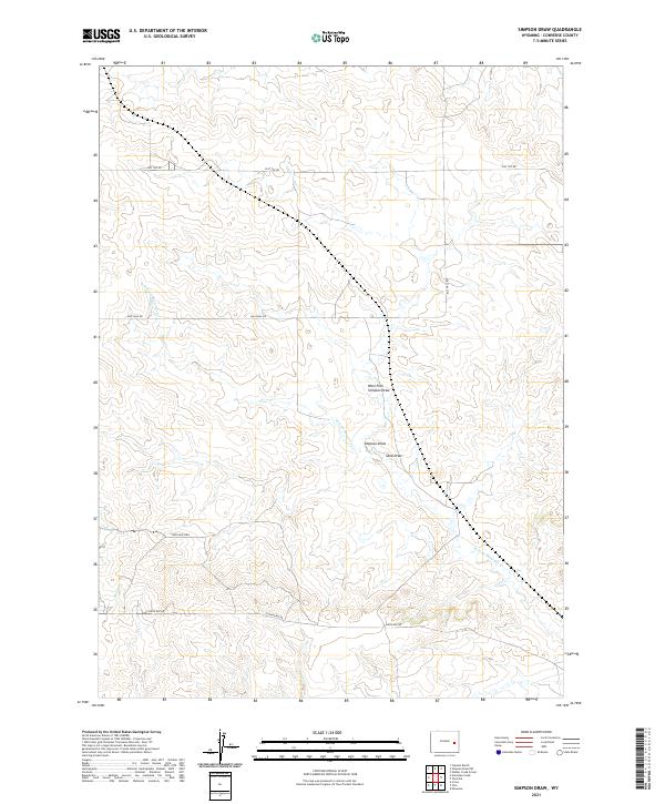USGS Topographic Map – Simpson Draw