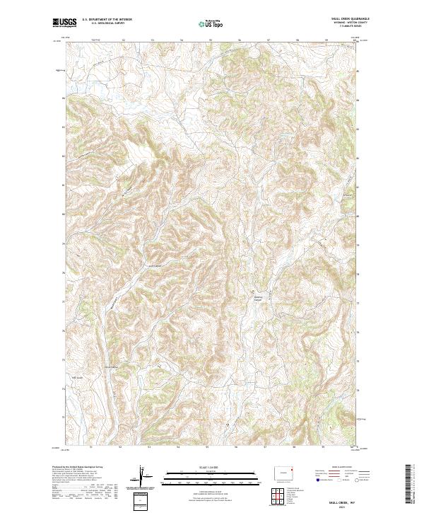 USGS Topographic Map – Skull Creek