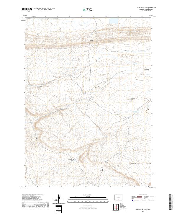 USGS Topographic Map – Smith Draw East