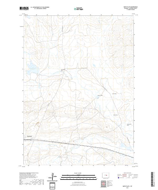 USGS Topographic Map – Smith Flats