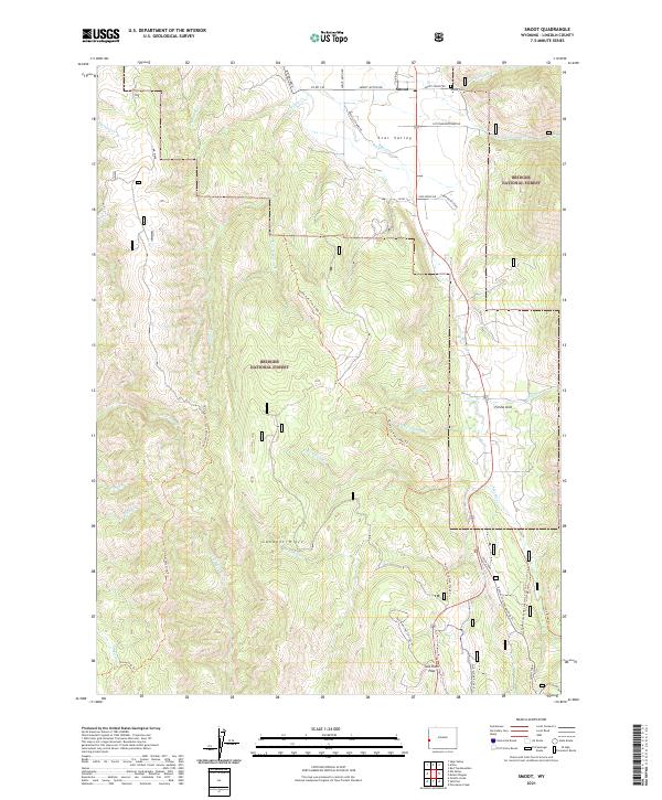USGS Topographic Map – Smoot