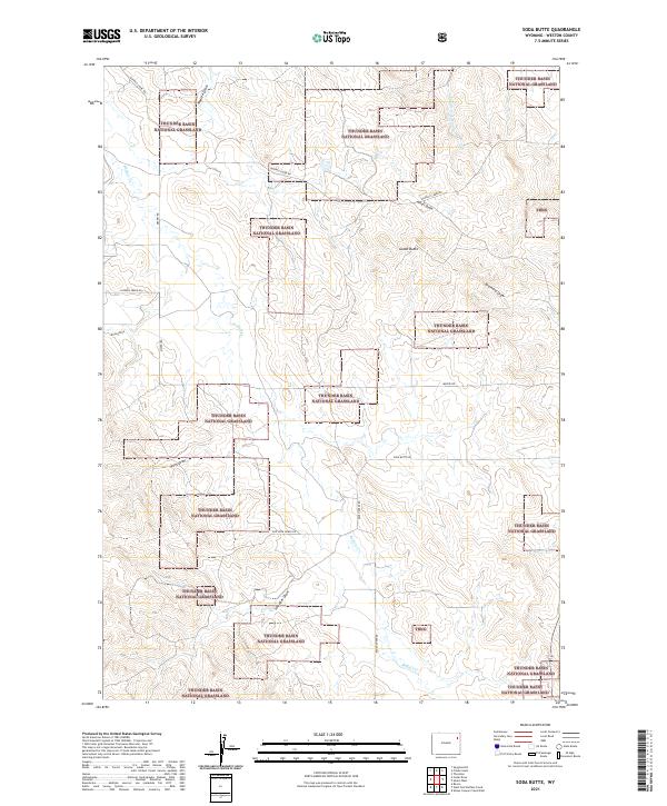 USGS Topographic Map – Soda Butte
