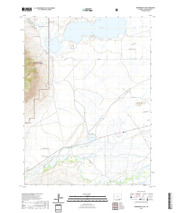 USGS Topographic Map – Sodergreen Lake