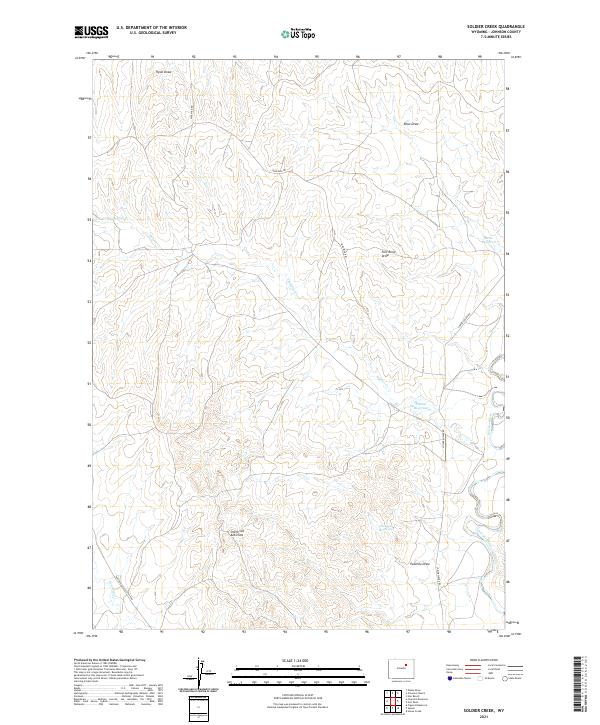 USGS Topographic Map – Soldier Creek