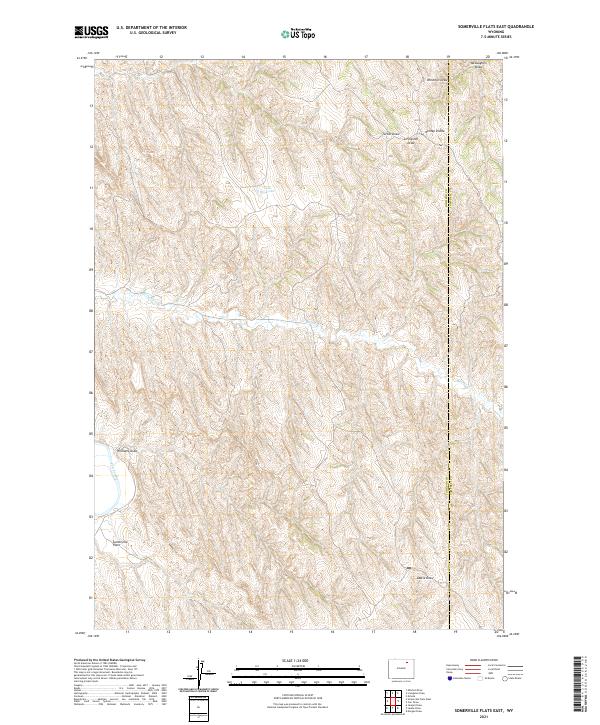 USGS Topographic Map – Somerville Flats East