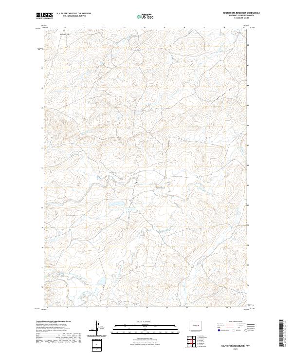 USGS Topographic Map – South Fork Reservoir