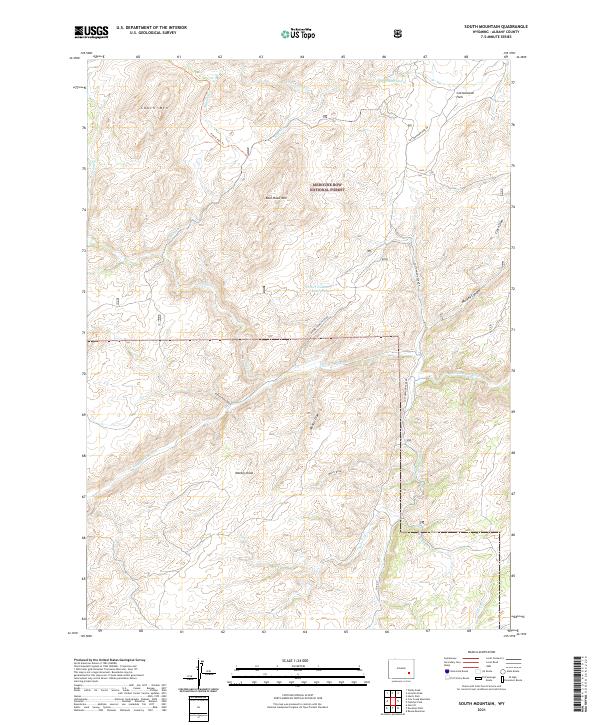 USGS Topographic Map – South Mountain