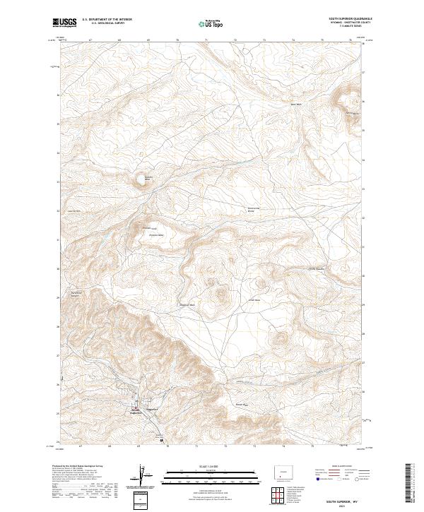 USGS Topographic Map – South Superior