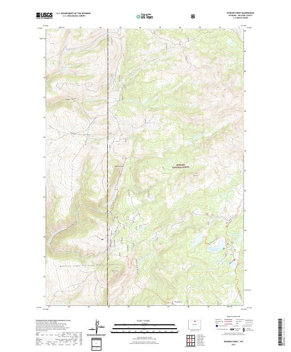 USGS Topographic Map – Spanish Point