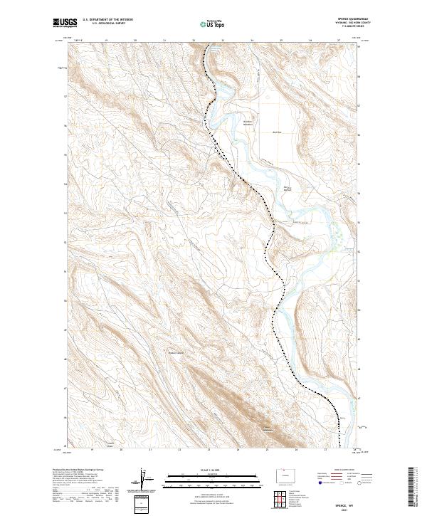 USGS Topographic Map – Spence