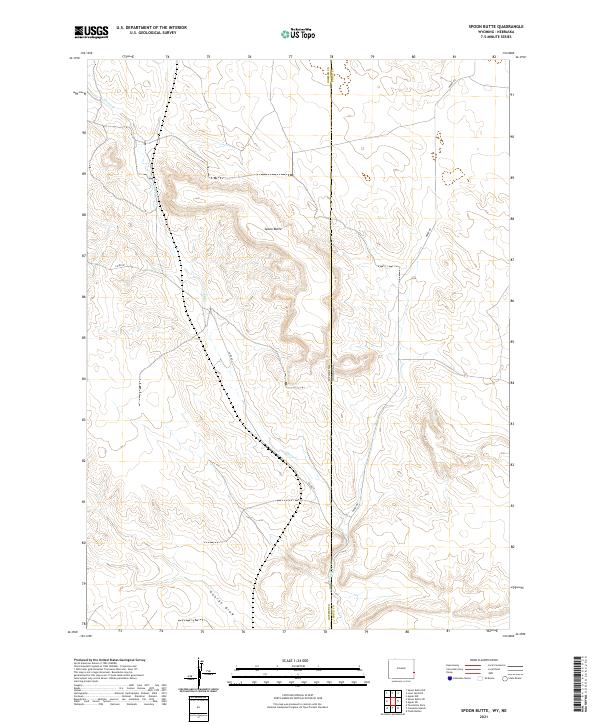 USGS Topographic Map – Spoon Butte