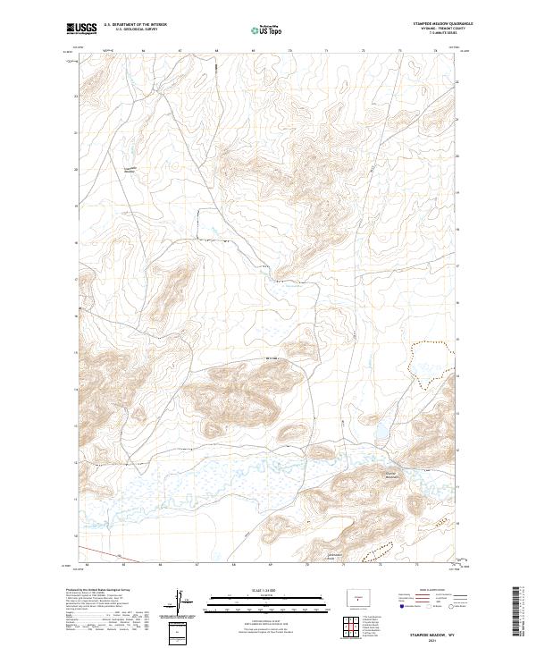 USGS Topographic Map – Stampede Meadow