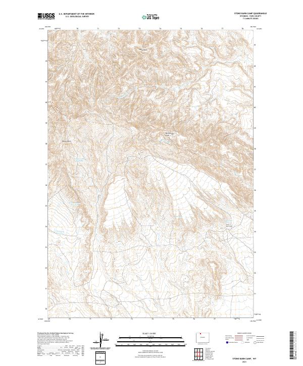 USGS Topographic Map – Stone Barn Camp