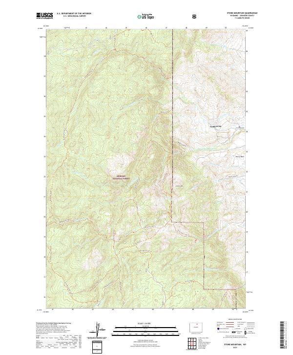 USGS Topographic Map – Stone Mountain