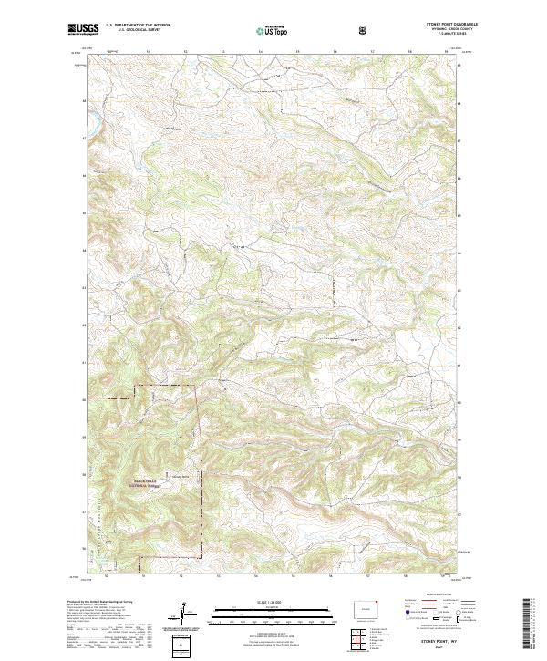 USGS Topographic Map – Stoney Point