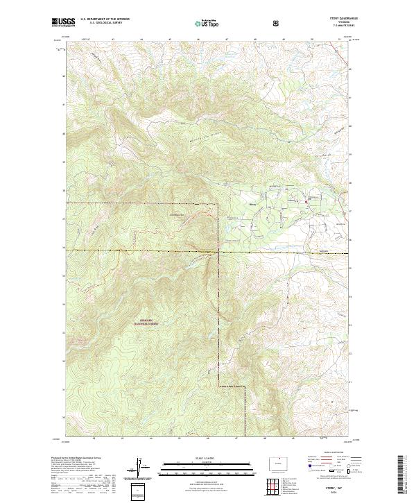 USGS Topographic Map – Story