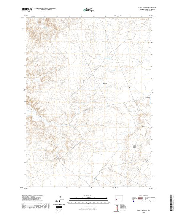 USGS Topographic Map – Sugar Loaf NE