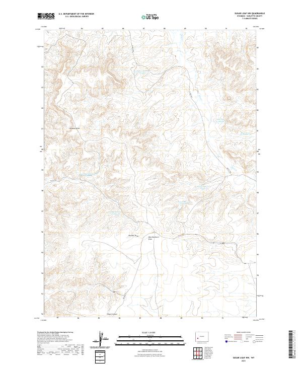 USGS Topographic Map – Sugar Loaf NW