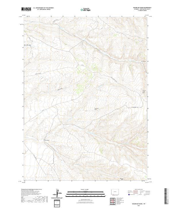 USGS Topographic Map – Sugarloaf Basin