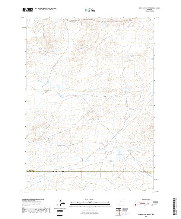 USGS Topographic Map – Sulphur Bar Spring