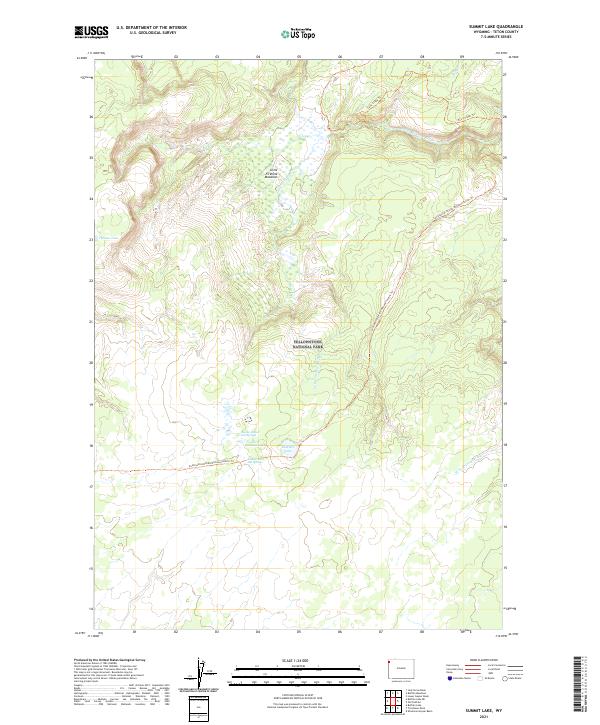 USGS Topographic Map – Summit Lake