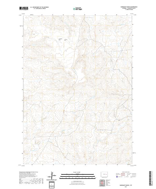 USGS Topographic Map – Sundquist Ranch
