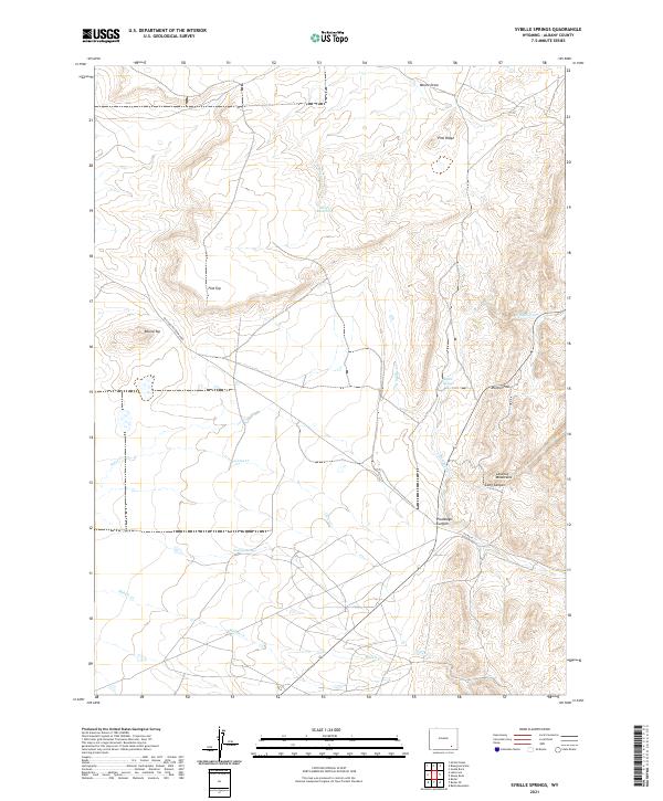 USGS Topographic Map – Sybille Springs