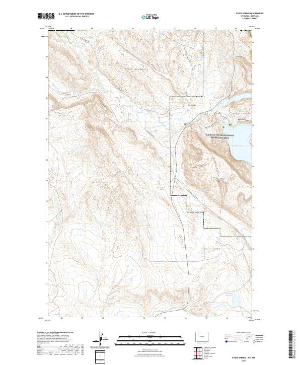 USGS Topographic Map – Sykes Spring