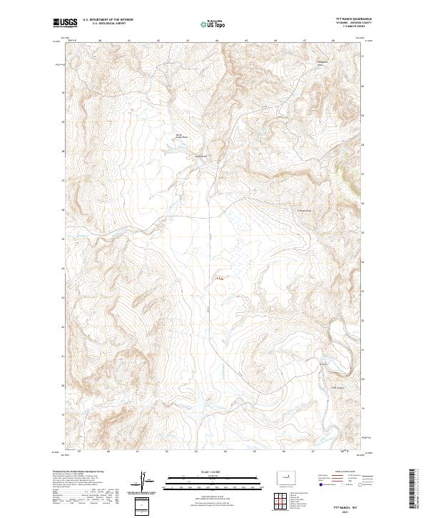 USGS Topographic Map – TTT Ranch