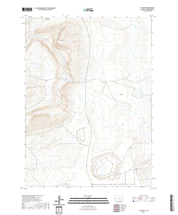 USGS Topographic Map – T B Ranch